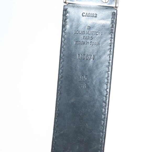 LOUIS VUITTON Damier Infini Ceinture Boston Belt Black LV Auth bs27758 - Picture 11 of 11
